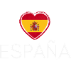 Heart with Spanish flag, Spanish pride