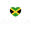 Cœur avec drapeau jamaïcain, fierté jamaïcaine