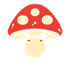 Cute Naughty Red Mushroom