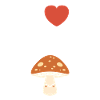 I like Shiitake kawaii mushroom