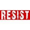 Resist Distressed Protest Typography