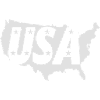 USA Silhouette with Rulers