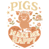 Pigs make me happy