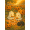 Herbst Picknick mit Geistern