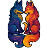 Celestial Foxes | Mythical Twin Goddess