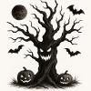 Halloween spooky tree October 31