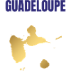 T-shirt Guadeloupe carte dorée Antilles