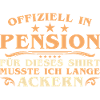 Pensioner - Lange Ackern - Officially retired