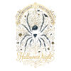 Halloween Night Spider - Golden Web Arachnid