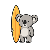 Koala Surfer – Australian Fun Shirt
