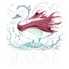Nightcrest Duck in Crimson Cape