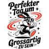 Running Rabbit with Sunglasses