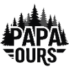 Papa Ourse Foret Silhouette