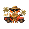 Safari Safari Jeep Dog