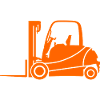 Gabelstapler Silhouette: Transport & Staplerfahrer