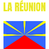 Reunion Island volcano flag t-shirt