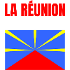 T-shirt drapeau La Réunion volcan