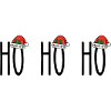 HO HO HO - Hat