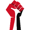 The Raised Fist (Red, White, Black)