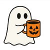 Süßes Geist-Motiv mit Halloween-Kaffeetasse