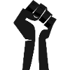 The Raised Fist - Black & White
