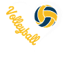 Volleyball Heart Volleyball Players
