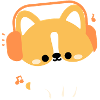 Headphone Corgi
