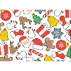 Black Festive Christmas Pattern