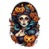 Dia de Muertos Pumpkin Queen