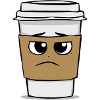 Sad Coffee Mug Cartoon