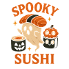 Spooky Sushi Ghosts