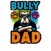 Bulldog Dad Bold Graphic, Father 