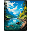 Bohinjer See, Slowenien, Azurgebirge, See, Aussicht