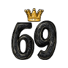 69 Zahl Krone