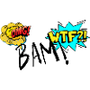 Comic Explosive OMG WTF Exclamations