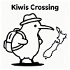 Kiwis Crossing: Traveling Kiwi with Backpack