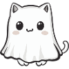 Cat Halloween Ghost