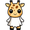 Giraffe Halloween Geist