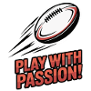Play With Passion Rugby Burst
