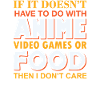 No Topic Without Anime Gaming Food