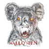 Zombie Koala Halloween Scare