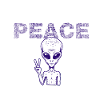 Peace Alien Peace Sign
