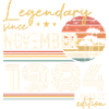 Millésime Novembre 1984 RétroNovembre 1984 