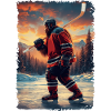 Sasquatch Hockey Bigfoot Hockey Player