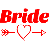 Bridal Heart Arrow Design