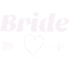 Bridal Heart Arrow Design