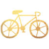 Cykel Guld Cykelhjul Landevejscykel Luksus Fan Cykeltur
