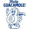 Holy Guacamole Avocado Mascot