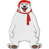 Polar Santa Bear