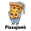 Funny Pizzajama Cartoon Pizza Pajamas